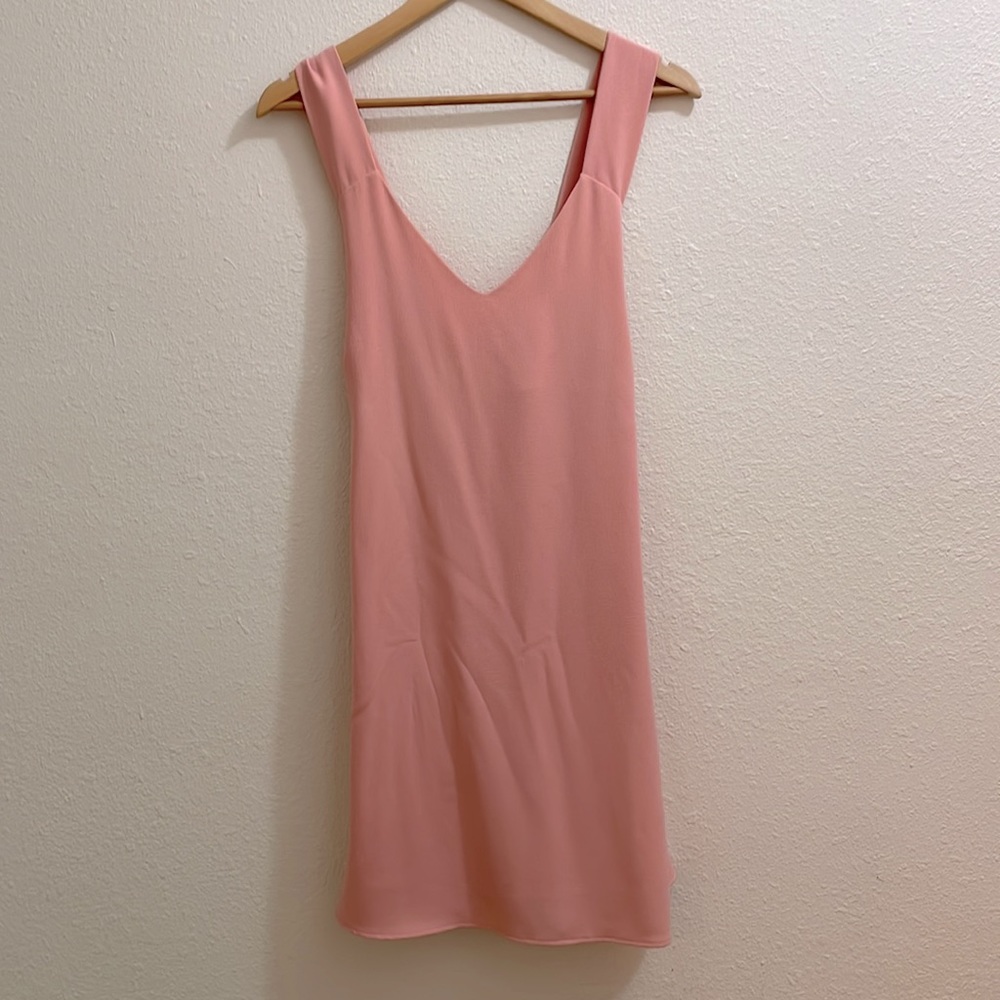 Askari Pink CrisCross Back Dress